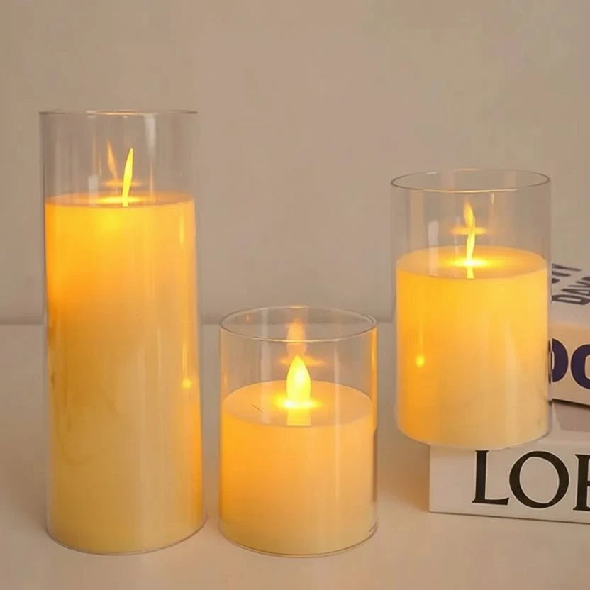 LUMICANDLE – Bougie LED rechargeable pour éclairage d'ambiance