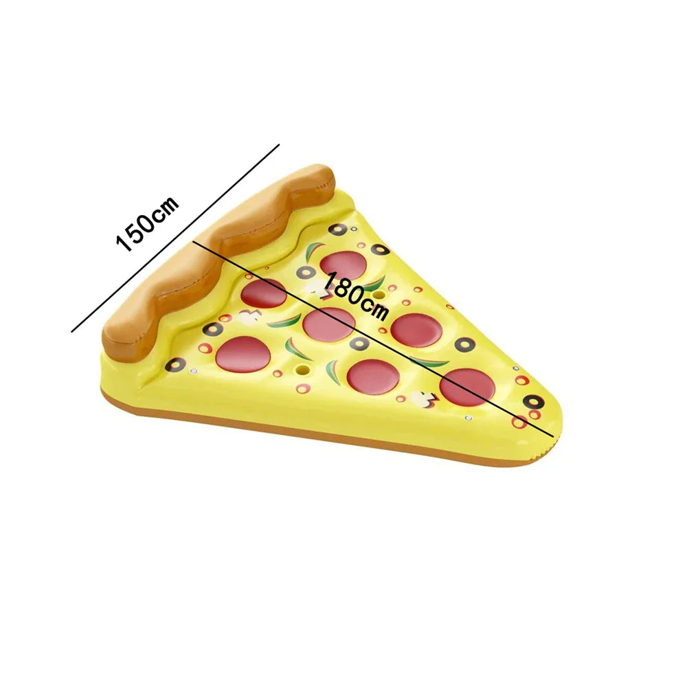 Matelas Gonflable Pizza Gigantesque – Détendez-vous et Profitez avec Style