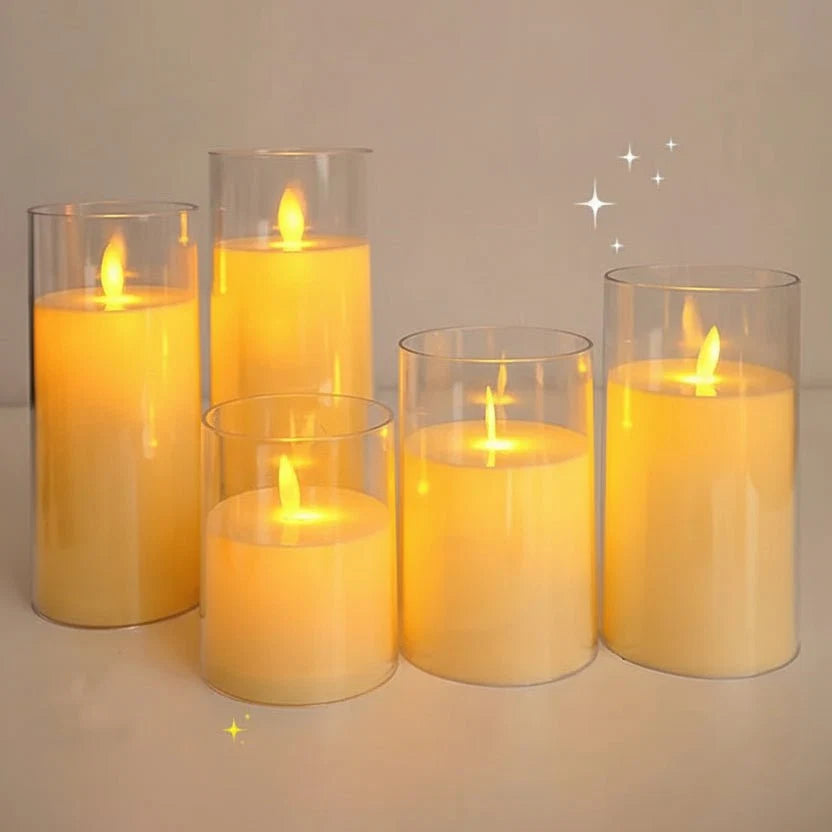 LUMICANDLE – Bougie LED rechargeable pour éclairage d'ambiance