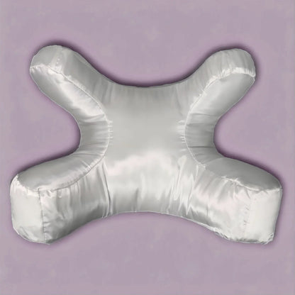 SilkRest - Coussin de visage avec housse en satin de luxe