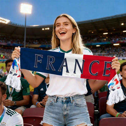 Sciarpa da Tifoso della Coppa del Mondo – Stile, Passione e Comfort per gli Appassionati di Calcio