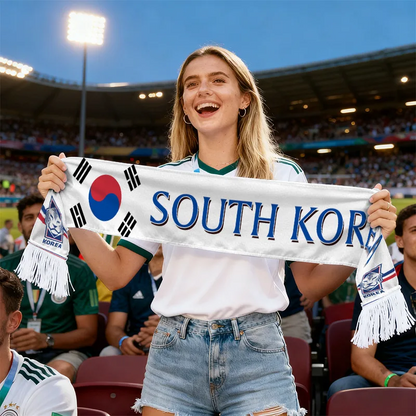 Sciarpa da Tifoso della Coppa del Mondo – Stile, Passione e Comfort per gli Appassionati di Calcio