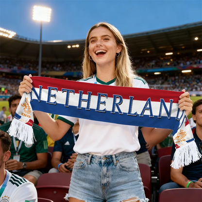 Sciarpa da Tifoso della Coppa del Mondo – Stile, Passione e Comfort per gli Appassionati di Calcio
