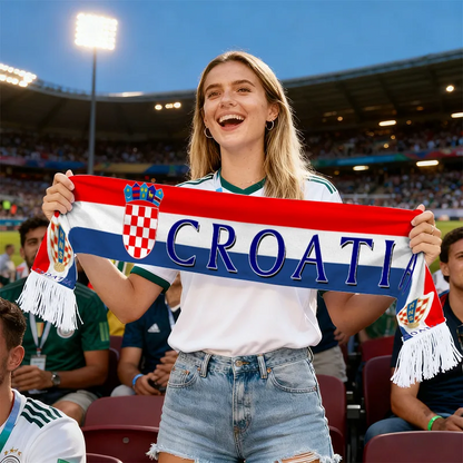 Sciarpa da Tifoso della Coppa del Mondo – Stile, Passione e Comfort per gli Appassionati di Calcio