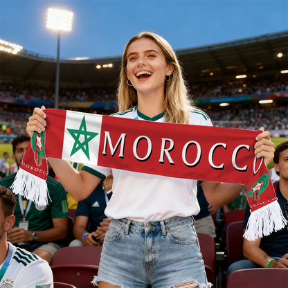 Sciarpa da Tifoso della Coppa del Mondo – Stile, Passione e Comfort per gli Appassionati di Calcio