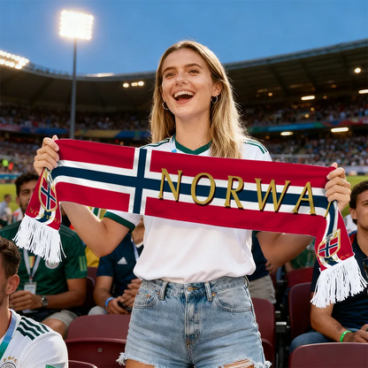 Sciarpa da Tifoso della Coppa del Mondo – Stile, Passione e Comfort per gli Appassionati di Calcio