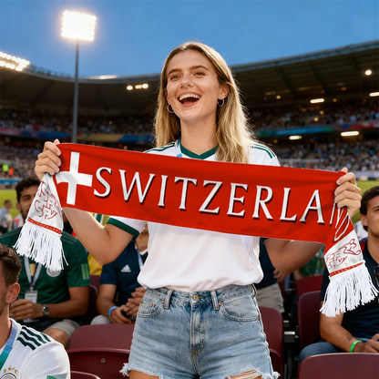 Sciarpa da Tifoso della Coppa del Mondo – Stile, Passione e Comfort per gli Appassionati di Calcio