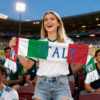 Sciarpa da Tifoso della Coppa del Mondo – Stile, Passione e Comfort per gli Appassionati di Calcio