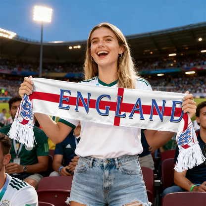 Sciarpa da Tifoso della Coppa del Mondo – Stile, Passione e Comfort per gli Appassionati di Calcio