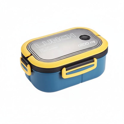BENTOMATE – Boîte à lunch Bento à deux étages avec couverts pour un usage quotidien