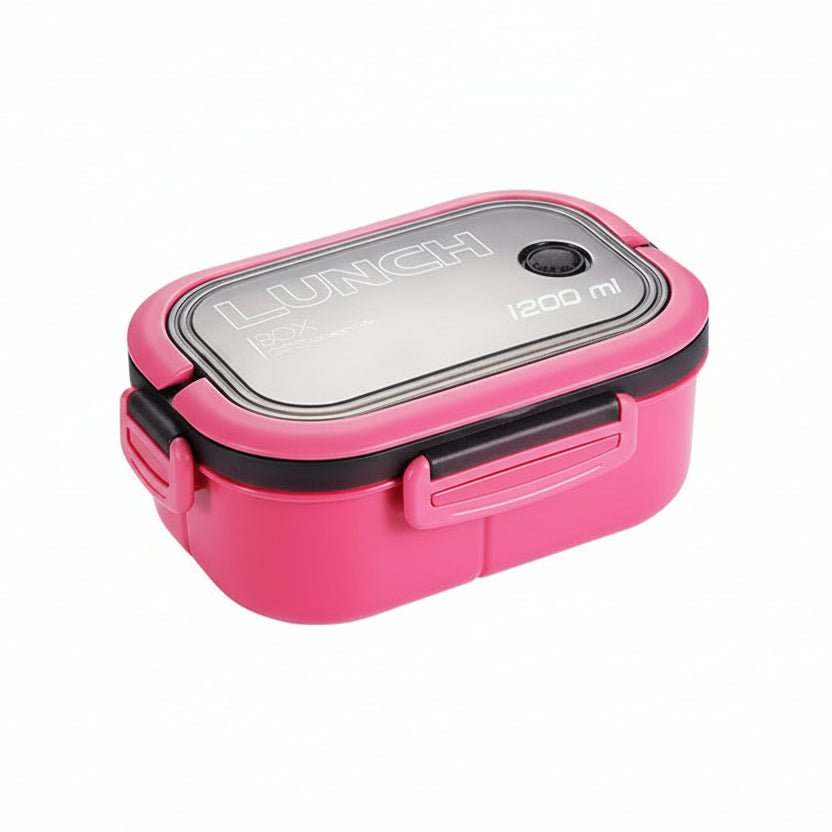 BENTOMATE – Boîte à lunch Bento à deux étages avec couverts pour un usage quotidien