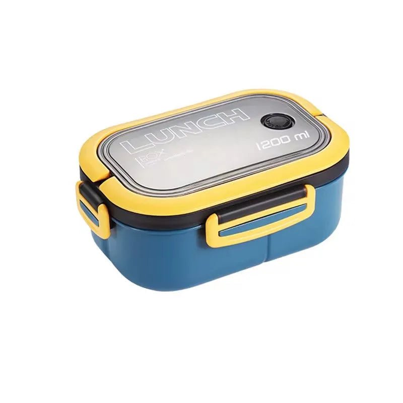 BENTOMATE – Boîte à lunch Bento à deux étages avec couverts pour un usage quotidien