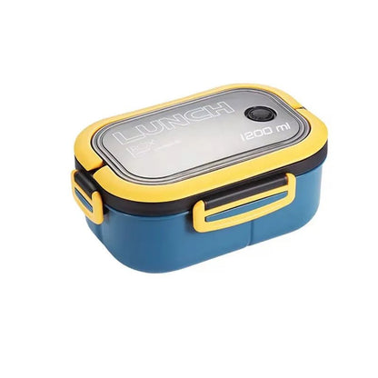 BENTOMATE – Boîte à lunch Bento à deux étages avec couverts pour un usage quotidien
