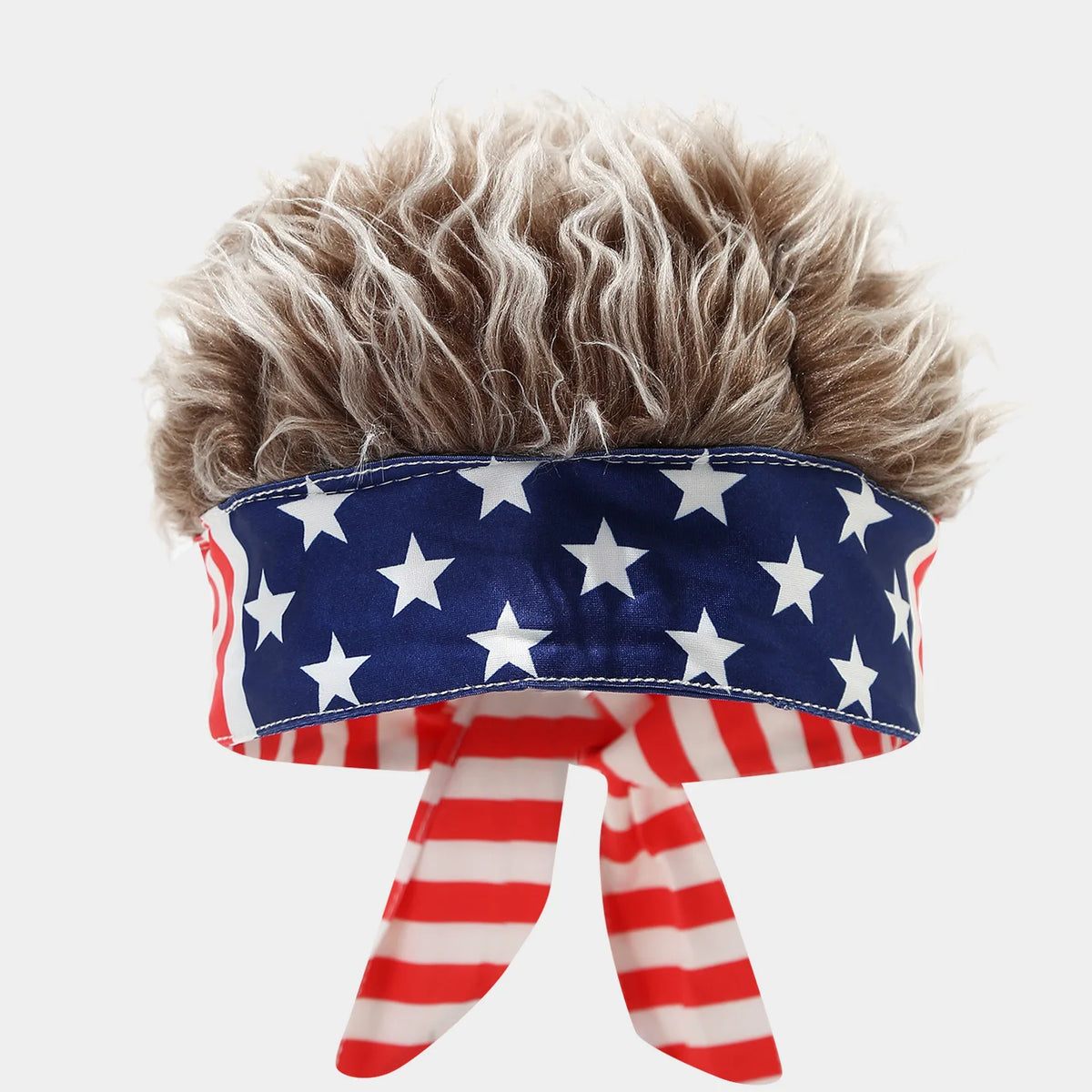 Nouveauté 2026 : Bandeau Perruque, Chapeau de Fan Sportif Inspiré des Drapeaux Nationaux, Casquette Amusante à Cheveux Artificiels pour Match de Football et Fête
