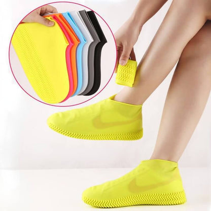 Protège-chaussures en silicone imperméable | Surchaussures en caoutchouc antidérapantes pour les jours de pluie