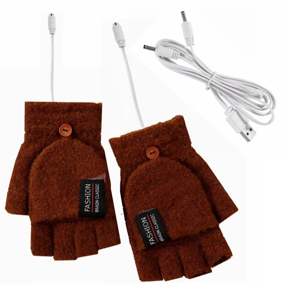Gants chauffants à onde chaude rechargeables par USB