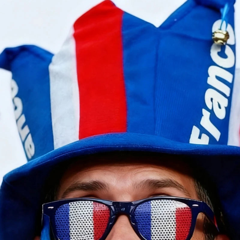 Nouveauté 2026 Casquette de supporter de football mondial avec drapeau pour garçons et filles, pour fêtes de football, carnavals et célébrations