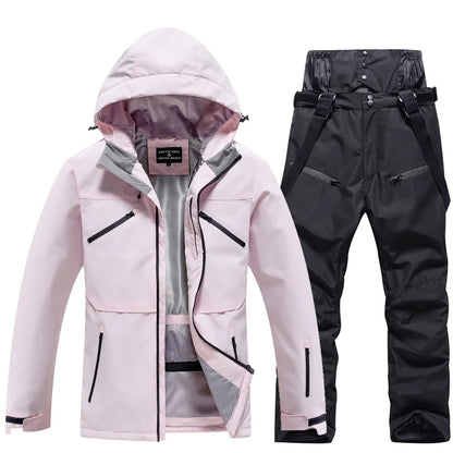 Combinaison de Ski Hivernale Isolée Unisexe – Veste et Pantalon Respirants pour Snowboard