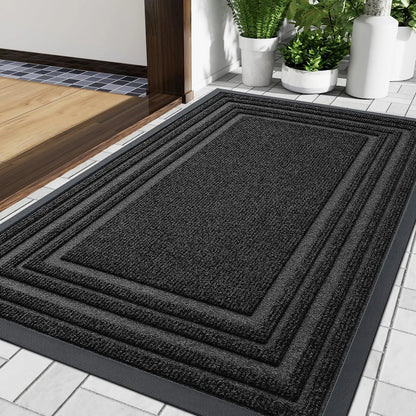 Aenor - Tapis de Porte en Caoutchouc Lourd Antidérapant Intérieur Extérieur
