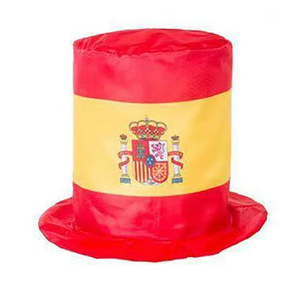 Chapeau de drapeau de l'équipe nationale des événements de football mondial, chapeau haut-de-forme pour les fans du tournoi de football, pour les carnaval et les célébrations de fête de football, 2026