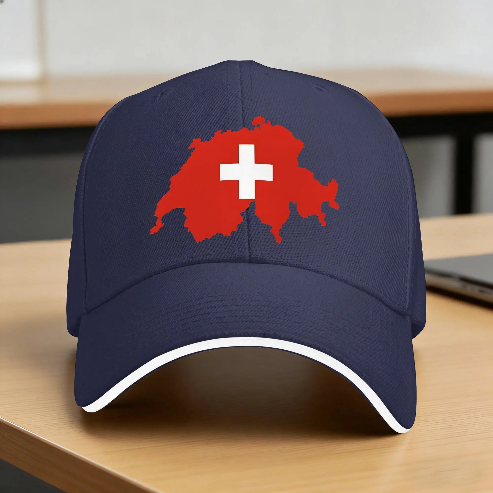 Casquette de baseball avec drapeau et carte de la Suisse, streetwear suisse, chapeaux hip-hop, casquette snapback pour hommes et femmes, sport de plein air, printemps