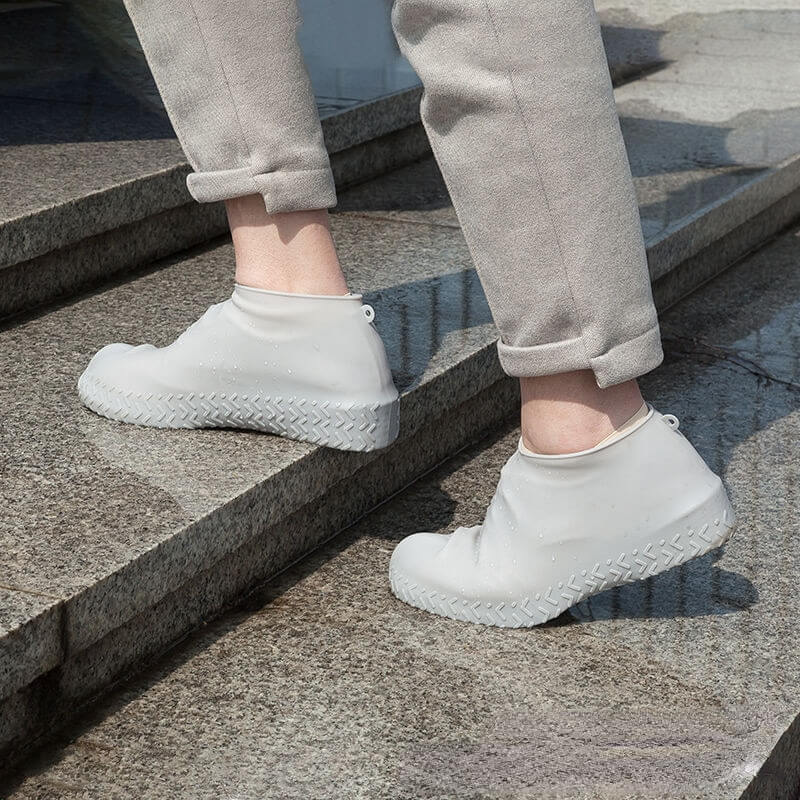 Protège-chaussures en silicone imperméable | Surchaussures en caoutchouc antidérapantes pour les jours de pluie