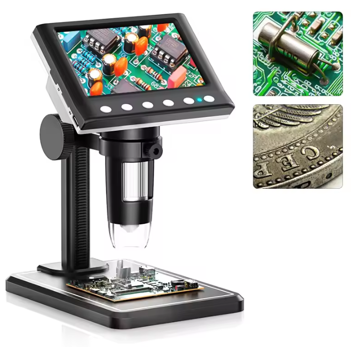 Microscope Numérique avec Écran de 4,3'' – Grossissement 1000X