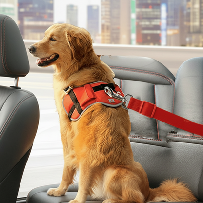 SAFEPAW - Ceinture de sécurité réglable pour chiens en voiture