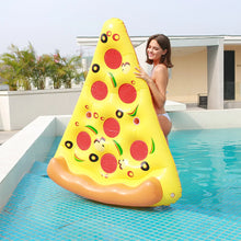 Matelas Gonflable Pizza Gigantesque – Détendez-vous et Profitez avec Style