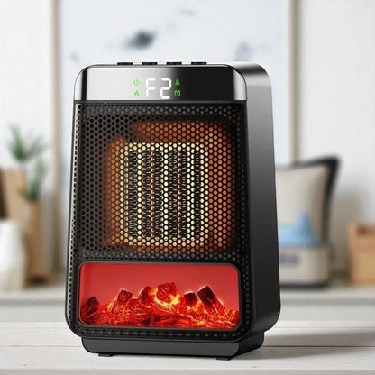 Elektroheizung mit Flammeneffekt und Ventilator