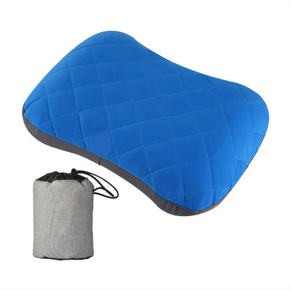 Oreiller de voyage gonflable pour le camping | Oreiller ultraléger pour le soutien de la nuque et des lombaires