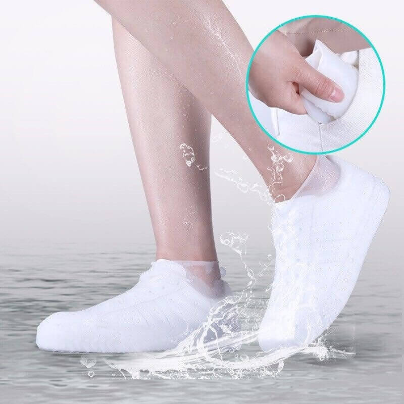 Protège-chaussures en silicone imperméable | Surchaussures en caoutchouc antidérapantes pour les jours de pluie
