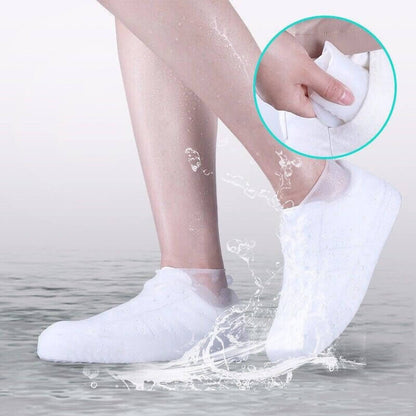Protège-chaussures en silicone imperméable | Surchaussures en caoutchouc antidérapantes pour les jours de pluie