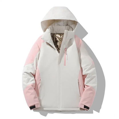 Franziska | Damen Skijacke mit Colorblock-Design und Langarm