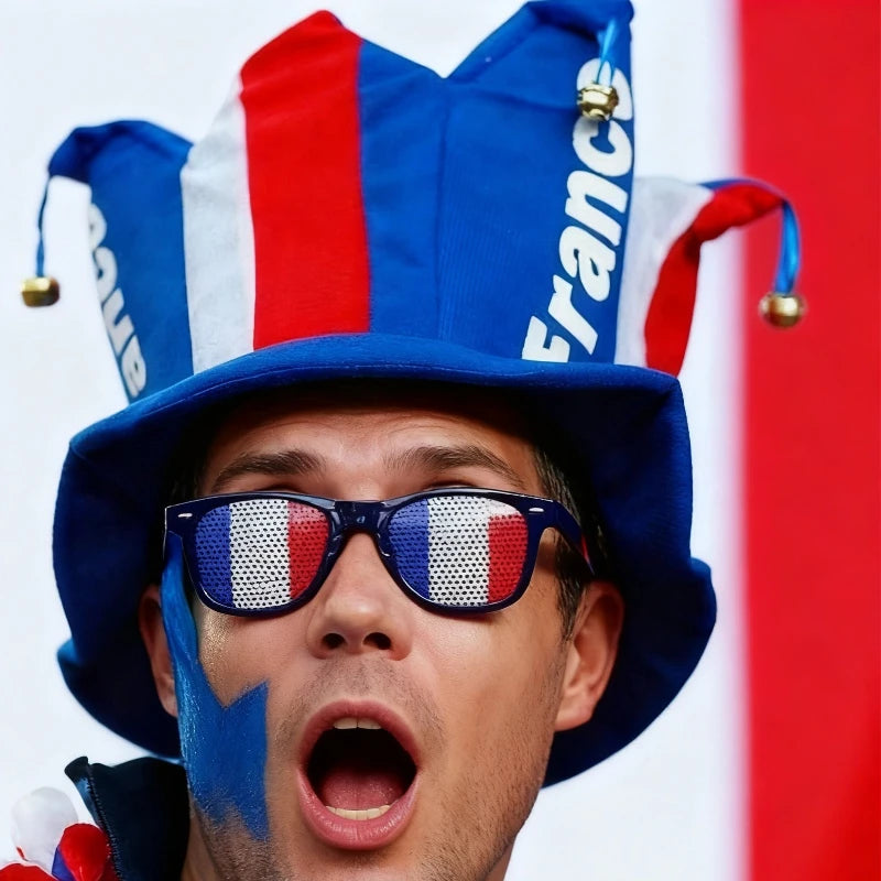 Nouveauté 2026 Casquette de supporter de football mondial avec drapeau pour garçons et filles, pour fêtes de football, carnavals et célébrations