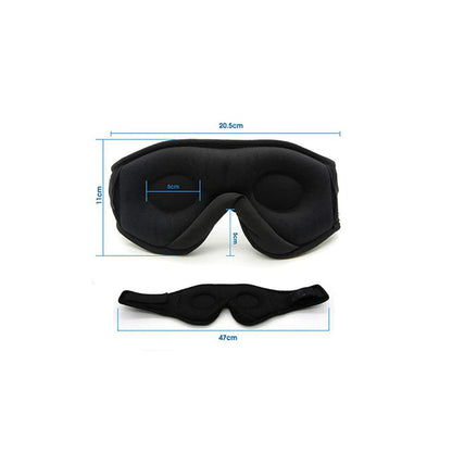 Masque de sommeil avec écouteurs – obscurcissement & relaxation
