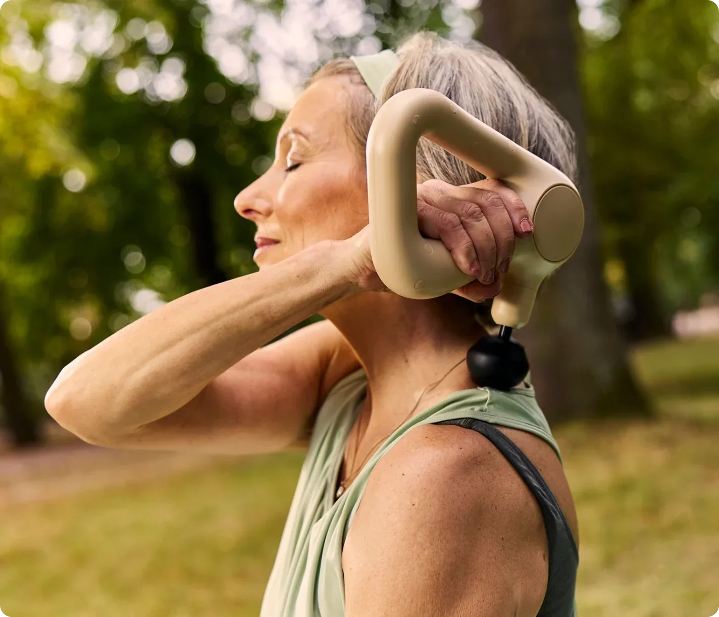 Leichte Massagepistole | Komfortables Massagegerät für Verspannungen, Steifheit und aktive Erholung