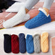 Pantoufles en tricot doublé - chaleur douce pour l’hiver