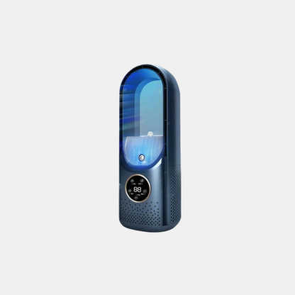 Rafraîchisseur d’Air USB Sans Pales avec Humidificateur, 6 Vitesses & Minuterie