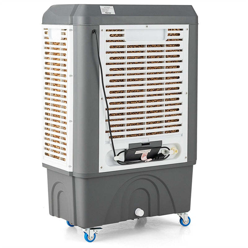 Refroidisseur d’Air 4-en-1 – Ventilateur, Humidificateur et Purificateur, Réservoir 45L