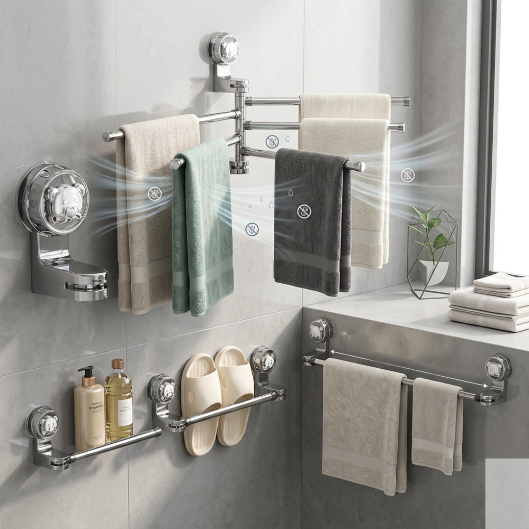 Dernier Jour -50% | FlexiDry™ Porte-serviettes de salle de bain