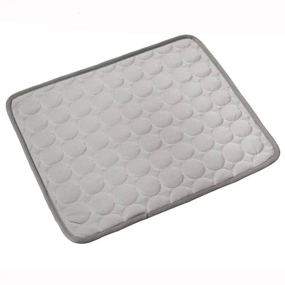 Tapis Rafraîchissant pour Animaux en Été - Tapis de Sommeil en Soie Glacée de 40 pouces pour Chiens et Chats