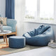 Housse de pouf en polyester 80 × 90 cm - confort à personnaliser