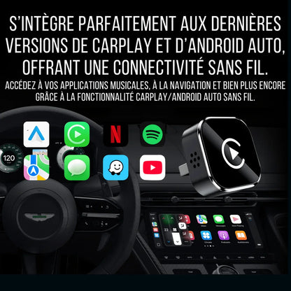 Adaptateur Sans Fil CarPlay & Android Auto 2 - en - 1 - Rondor