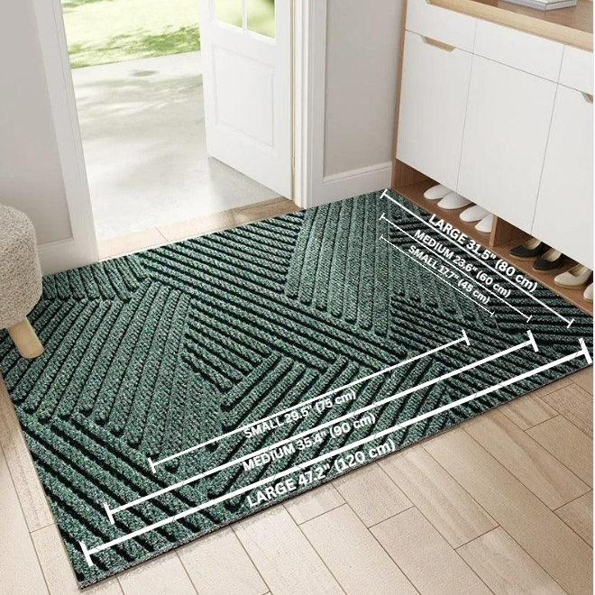 Tapis Antidérapant | Tapis de collecte de saleté pour intérieur & extérieur | Entralux