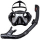 AquaElite Luxe Masque de Plongée & Ensemble de Snorkel | Conception professionnelle avec technologie anti-buée pour une visibilité et un confort optimaux
