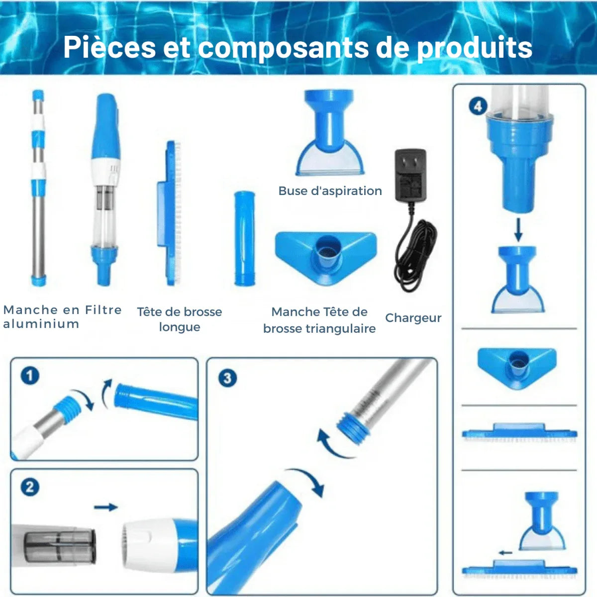 Aspirateur de piscine - Rondor