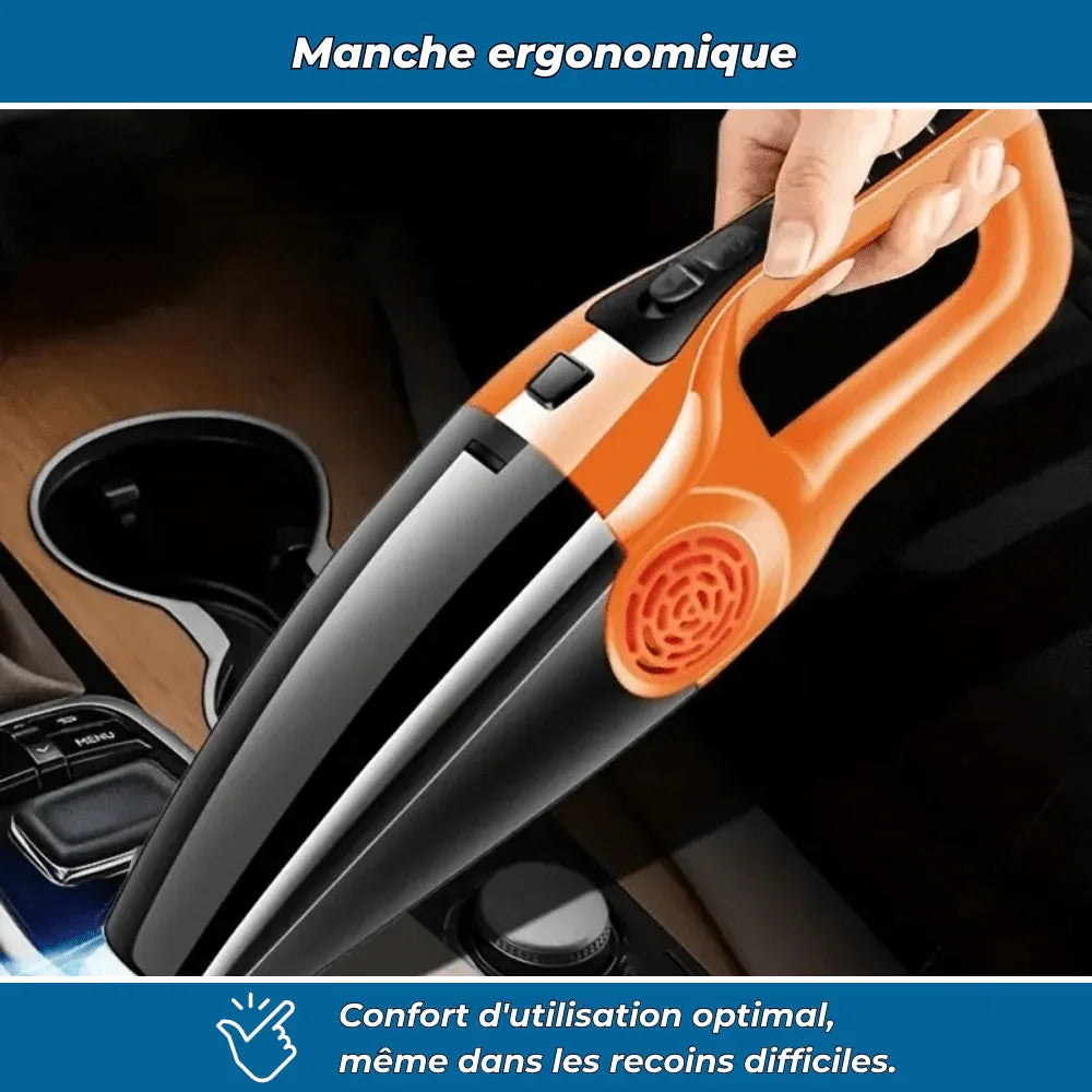 Aspirateur voiture sans fil double fonction - Rondor