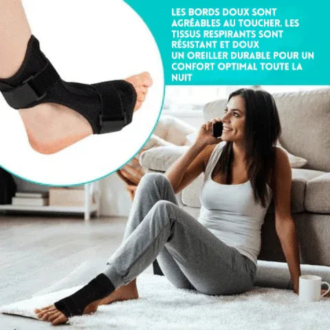 Attelle de Nuit pour Fasciite Plantaire – Soulagement Douleur Talon et Confort Ergonomique - Rondor