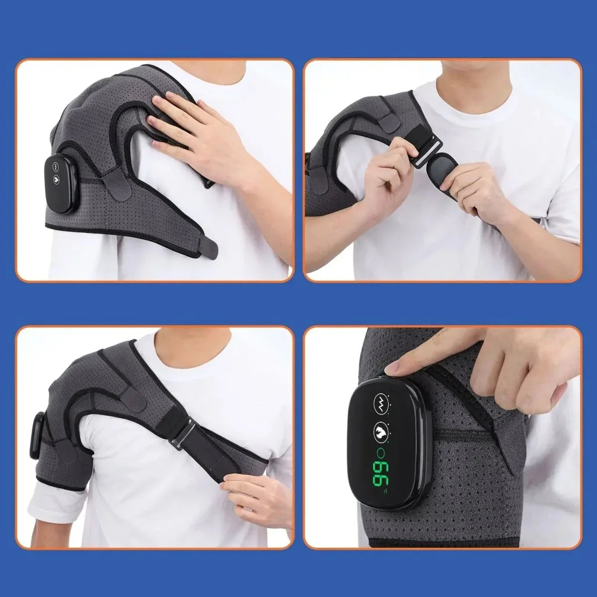 Attelle Épaule Chauffante Massante Clare™ - Rondor